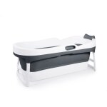Hellobath baignoire pliable - xl james (basic) - gris fonc - 148 cm - baignoire  hanches pour adultes ...