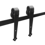 Hengda 183cm kit de rail de porte coulissante et accessoire de e porte coulissantesans perçage flèche ... Hengda 183cm kit de rail de porte coulissante et accessoire de e porte coulissantesans perçage flèche ...