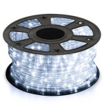 Hengda 40m tube lumineux extrieur led guirlande lumineuse dcoration nol et adapteur d?alimentation ...