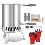 Hengda chauffage piscine chauffage piscine palettes avec tapis de feu bois spirale