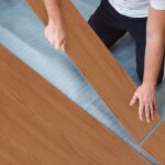 Hengda design rev�tement de sol pvc lames de vinyle autocollantes 915 cm x 152 cm x 2 mm 36 pi�ces 5 ...