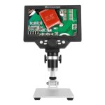 Microscope numrique 12mp 7'' lcd 1200x lectronique - fdit - zoom - 16 langues