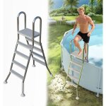 Hengmei �chelle de piscine inox 304 � 4 marches antid�rapante argent�e pour bassin jusqu?� 135?cm 150?kg ...