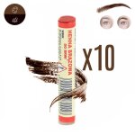 Henné brun wbik pour sourcils et cils 1 ml x 10 pièces Henné brun wbik pour sourcils et cils 1 ml x 10 pièces