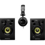 Hercules djmonitor 32 + hdp dj45 ? enceintes dj 2x15w + casque dj ? noir