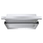Hermitlux hotte tlscopique 60cm 370m / h recirculation / vacuation 2 vitesses clairage led avec ...