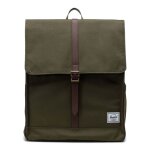 Herschel sac  dos de loisirs vert olive brun fonc pour femme et homme - city backpack 16 l ivy green ...