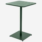 Hesp�ride - table haute de jardin design phuket - 2 personnes - vert yucca