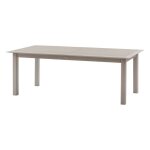 Hesp�ride - table de jardin extensible en aluminium effet bois 12 places allure - gr�ge et avoine