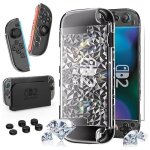 Heystop coque pour nintendo switch 2 dockable coque de protection transparente pour pc protection housse ...