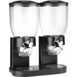 Hi distributeur de céréales duo noir 2 x 3, 5 l Hi distributeur de céréales duo noir 2 x 3, 5 l