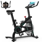 Hiee v�lo dappartement spinning volant 15kg v�lo dexercice � si�ge confortable et �cran entrainement ...