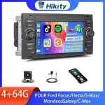 Hikity 7 autoradio android [4 + 64g] pour ford focus / fiesta / s - max / mondeo / galaxy / c - max - ...