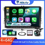 Hikity autoradio 9 ? android 13 [4 + 64go] pour vw / skoda - sans fil / mirrorlink / gps / wifi / bluetooth ...