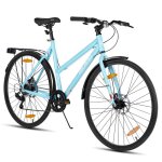 Hiland 700c vlo de route - vlo de trajet urbain 7 vitesses 28 pouces vlo pour adultes avec freins ...