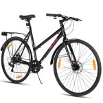 Hiland 700c vlo de route - vlo de trajet urbain 7 vitesses 28 pouces vlo pour adultes avec freins ...