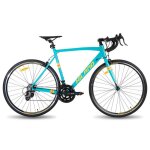 Vlo de route hiland 28  cadre aluminium 700c vlo de ville freins  trier unisexe 14 vitesses l - ...