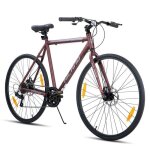 Hiland vélo de route 700c - freins à double disque 7 vitesses - cadre en aluminium léger unisexe - cadre ... Hiland vélo de route 700c - freins à double disque 7 vitesses - cadre en aluminium léger unisexe - cadre ...
