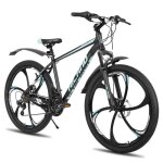 Hiland vtt adulte 26 pouces18 vitessesfreins  disque avant et arrire 6 rayons cadre en aluminium dplacement ...