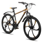 Hiland vtt adulte 26 pouces18 vitessesfreins  disque avant et arrire 6 rayons cadre en aluminium pour ...