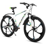 Hiland vtt adulte 26 pouces6 rayons 18 vitessesavec double frein  disque cadre en aluminium pour hommes ...