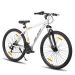 Hiland vtt roues  rayons 21 vitesses cadre aluminium roues 29 pouces freins  disque vtt homme et femmegris ...