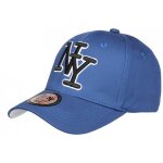 - hip hop honour - casquette ny bleue et blanche classe visiere baseball broadwyx - bleu
