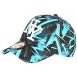 - hip hop honour - casquette ny bleue ciel streetwear originale baseball daska - bleu