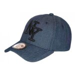 - hip hop honour - casquette ny bleue denim jeans classe baseball boston - bleu