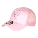 - hip hop honour - casquette ny filet rose pastel trucker baseball tendance gybz - rose