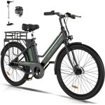 Hitway v�lo �lectrique 27. 5 - moteur 250w - batterie au lithium amovible 36v 13ah - app - noir + hitway ...