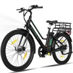 Hitway v�lo �lectrique 27. 5 - moteur 250w - batterie au lithium amovible 36v 13ah - app - noir + hitway ...