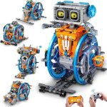 Hiweego jouet robot 5 en 1 kit construction programmable led t�l�commande apprentissage enfants garcons ...