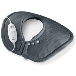 Hk 54 - coussin chauffant confortable et doux pour les paules et la nuque avec 3 niveaux de temprature ...
