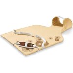 Hk 58 - coussin chauffant confortable et doux pour le dos et nuque - 3 niveaux de temprature avec arret ...