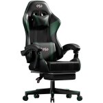 Hlonone chaise ergonomique fauteuil gaming chais avec coussin lombaire et appui - tête siège avec repose ... Hlonone chaise ergonomique fauteuil gaming chais avec coussin lombaire et appui - tête siège avec repose ...