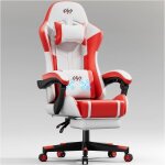 Hlonone chaise gaming massante sige de bureau rglable chaise gamer avec coussin lombaire massant et ...