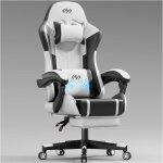 Hlonone chaise gaming massante sige de bureau rglable chaise gamer avec coussin lombaire massant et ...