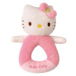 Hochet hello kitty - jemini - rose - ds la naissance - fille