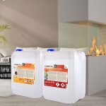 Hfer chemie 2 x 10 l (20 l)flambiol kit d?essai biothanol pour chemine foyer  thanol table  feu ...