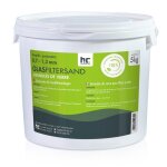 H�fer chemie 5 kg de granul�s de verre pour syst�mes de filtration � sable granulom�trie 07 - 13 mm pour ...