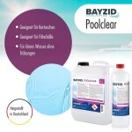 H�fer chemie 5 l poolclear - �limination rapide de la turbidit� pour piscines avec cartouches et boules ...