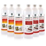 Hfer chemie 6 x 1 l (6 l) flambiol kit d?essai biothanol pour chemine foyer  thanol table  feu ...