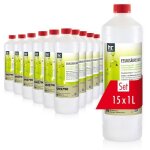 H�fer chemie acide ac�tique 60% 15 x 1 l - nettoyant d�tartrant puissant pour m�nage et industrie