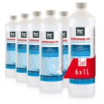 H�fer chemie isopropanol 999% 6 x 1 l - alcool isopropylique pour nettoyage et d�graissage - solvant ...