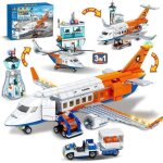 Hogokids set de construction port maritime 1373 pices ? quai bateau cargo grue train jeu ducatif logistique ...