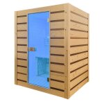 Holls sauna eccolo 2 places 150x130x190cm + poele harvia vega 35kw + pierres pour po�le 20kg � 5 - 10 ...
