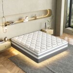 Matelas 90�190 cm homavo 25 cm ressorts ensach�s 10 couches 7 zones r�versible silencieux oeko - tex ...