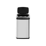 Homcom poubelle automatique 30l avec capteur infrarouge carrée en acier inoxydable Homcom poubelle automatique 30l avec capteur infrarouge carrée en acier inoxydable