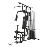 Homcom - station de musculation - acier - 150x110x210cm - noir Homcom - station de musculation - acier - 150x110x210cm - noir